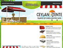 Tablet Screenshot of ceylantente.net